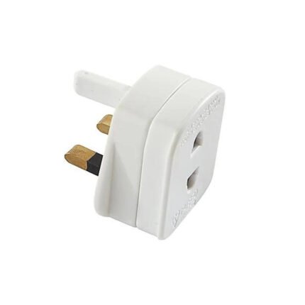 2-poliger auf 3-poliger 1-A-Adapterstecker mit Sicherung für Rasierer, Zahnbürsten, Adapterstecker, Konverter für elektrische Epilierer – EPG-62171