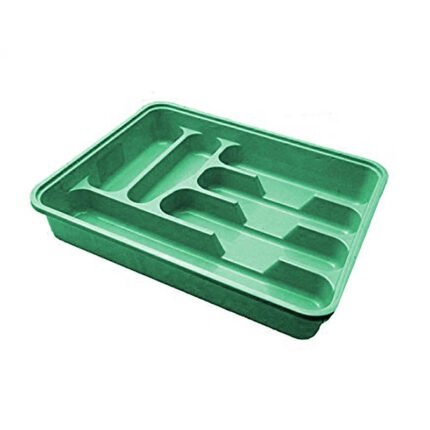 Large Cutlery Tray Plastic Drawer Organizer for Kitchen 38.5cm x 30.5cm - Random Colour - EPG-64799