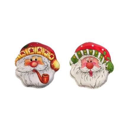Kunststof kerstman koekjesdoos gelei mal voor de feestdagen - willekeurige kleur - EPG-64992