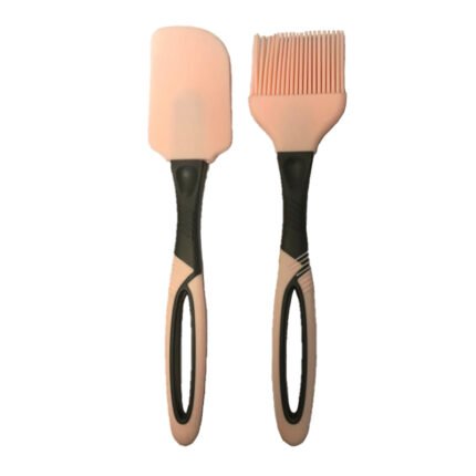24 cm Silicone Spatula and Pastry Brush Set - Random Colour - EPG-66612