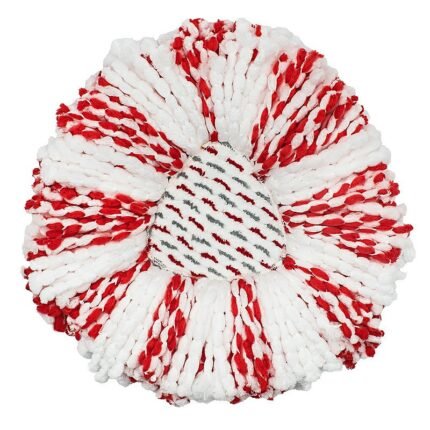 3 PCS Spin Replacement Mop Head Microfibre Mop Compatible with Vileda O-Cedar Easywring 1 Tank System - Red - HOM-66391